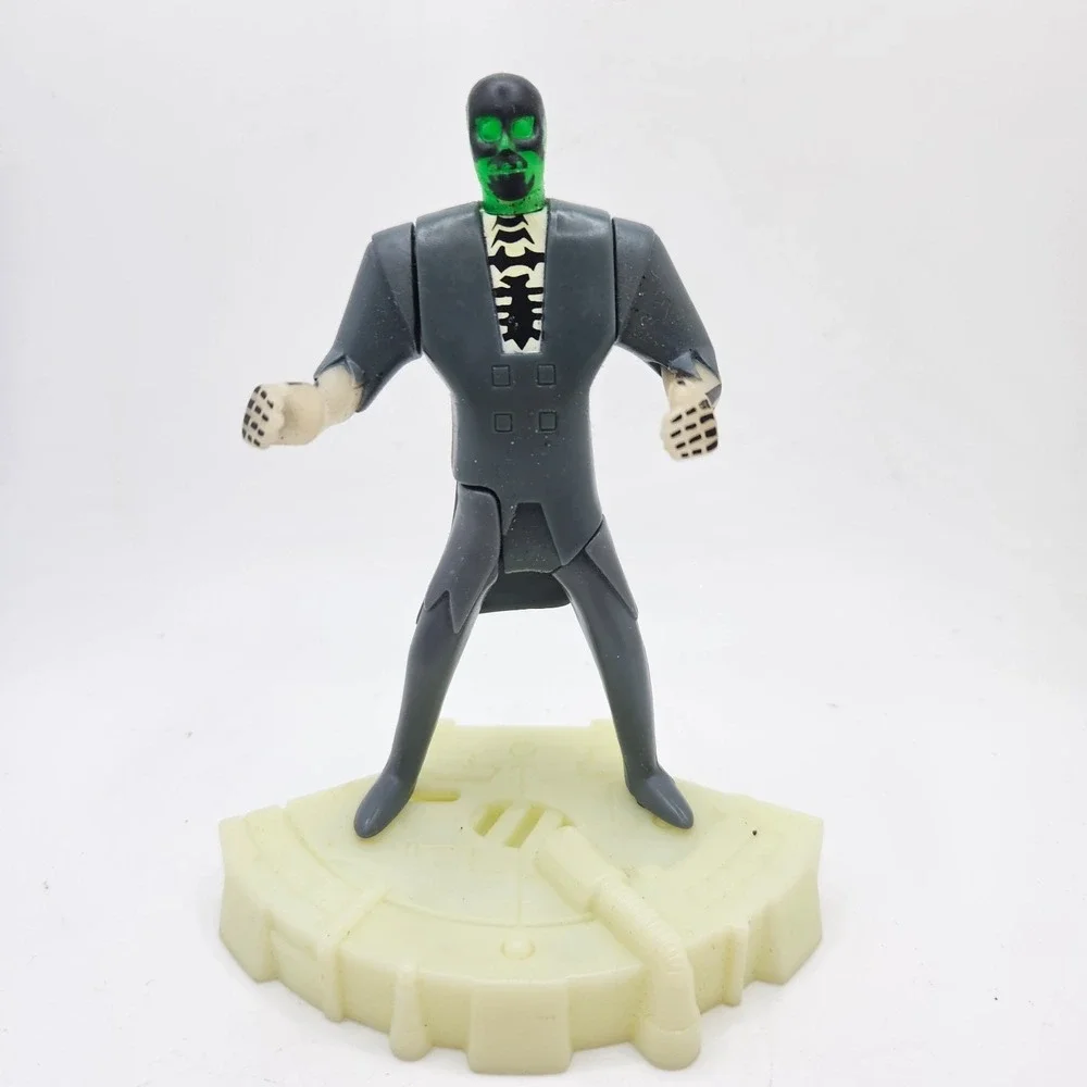 2000 Burger King Batman‎ Beyond Blight DC Comics Figure Toy w/ Base Happy Meal